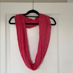 Pink circle scarf